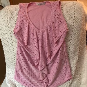 Baby Pink Sleeveless Shirt